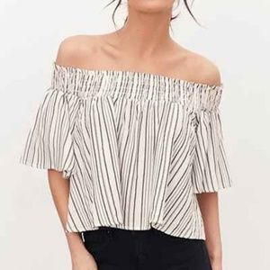 Urban Outfitters Off the Shoulder Smocked Top